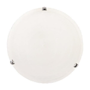Imagine Lumină de plafon cu sticlă 2XE27 Max 15W Ø400mm Alb-Silver Arte Illumina Eris