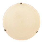 Imagine Lumină de tavan cu sticlă 2XE27 Max 15W Ø400mm Transparent-Bronz Arte Illumina Eris