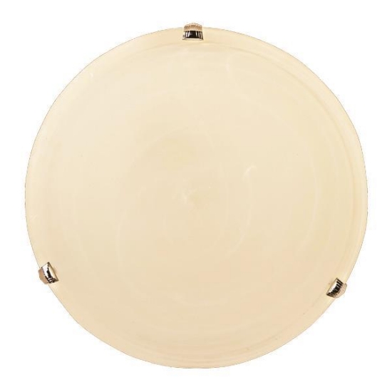 Imagine Lumină de tavan cu sticlă 2XE27 Max 15W Ø400mm Transparent-Bronz Arte Illumina Eris