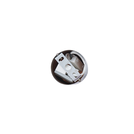 Imagine Lampa suspendată metalică rotundă cu un singur LED 6.3W 648Lm 3000K Ø200X1388mm argintie Arte Illumina Perforato