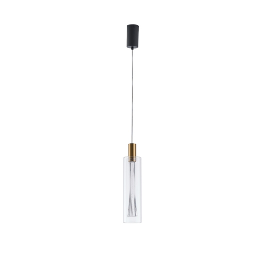 Imagine Lumină suspendată din sticlă cu LED 8W 780Lm 3000K Ø90X1700mm transparent Arte Illumina Vial