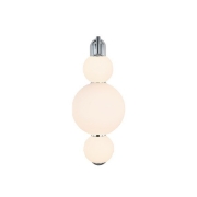 Imagine Aplica de perete din aluminiu-sticlă LED 12.6W 1440Lm 3000K 450X240X185mm alb ARTE ILLUMINA BLOSSOM