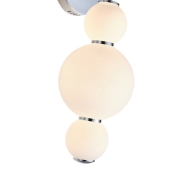 Imagine Aplica de perete din aluminiu-sticlă LED 12.6W 1440Lm 3000K 450X240X185mm alb ARTE ILLUMINA BLOSSOM