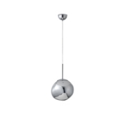 Imagine Lumină suspendată acrilică rotundă LED 6W 360Lm 3000K Ø300×1200mm argintie Arte Illumina Picadilly