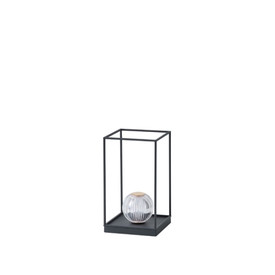 Imagine Lampă de birou metal-plastic LED 4W 100Lm 3000K 180X180X320mm neagră Arte Illumina Box