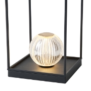 Imagine Lampă de birou metal-plastic LED 4W 100Lm 3000K 180X180X320mm neagră Arte Illumina Box