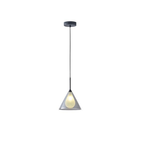 Imagine Lumină suspendată metal-sticlă cu un singur corp 1xG9 Max 7W Ø180X1663mm transparent Arte Illumina Delta