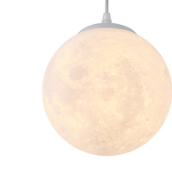 Imagine Lampa suspendată metal-acrilică rotundă cu un singur bec 1X27 Max 15W Ø200X1270mm alb Arte Illumina Selini