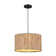 Imagine Lumină suspendată Pampas cu un singur corp 1xE27 Max 15W Ø350x1260mm Cremă Arte Illumina AENON