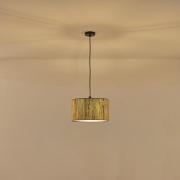 Imagine Lumină suspendată Pampas cu un singur corp 1xE27 Max 15W Ø350x1260mm Cremă Arte Illumina AENON