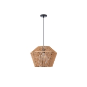 Imagine Lampa suspendată RATTAN SINGLE LIGHT 1XE27 MAX 15W 410X1320mm Culoare maro Arte Illumina VENTO