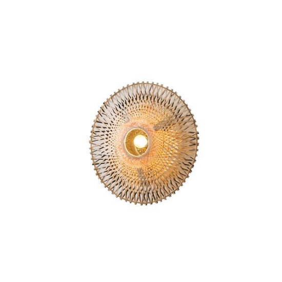 Imagine Aplica de perete Vento 1XE27 Max 15W 400X140mm Maro-Negru Arte Illumina Cyclone