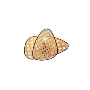 Imagine Aplica de perete Rattan 1XE27 Max 15W 430X300mm Culoare maro-negru Arte Illumina KAI