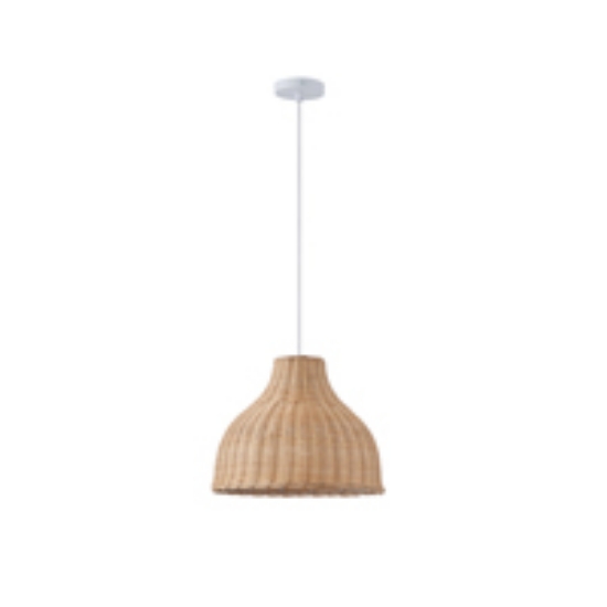 Imagine Lampa suspendată din bambus single light 1x1xE27 max 15W 330x1440mm crem Arte Illumina Coastal