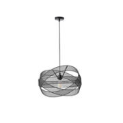 Imagine Lumină suspendată metalică 1xE27 max 15W 250x1280mm neagră Arte Illumina OGGI