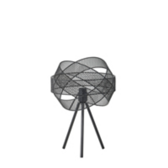 Imagine Lampă de birou metalică 1XE27 Max 15W Ø300X470mm Neagră Arte Illumina OGGI