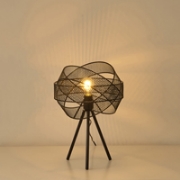 Imagine Lampă de birou metalică 1XE27 Max 15W Ø300X470mm Neagră Arte Illumina OGGI