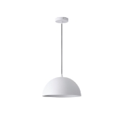Imagine Lampa suspendată metalică cu un singur corp 1x27 Max 15W 350X1270mm alb Arte Illumina LAVA
