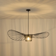Imagine Lampa suspendată metalică cu un singur corp 1xE27 Max 15W Ø1000x1270mm neagră Arte Illumina CAP