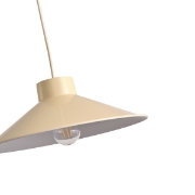Imagine Lampa suspendată metalică Neli 1xE27 max 15W 360x1150mm crem lucios
