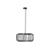 Imagine Lumină suspendată metalică single light 1XE27 max 15W Ø450X1520mm neagră Arte Illumina Airy