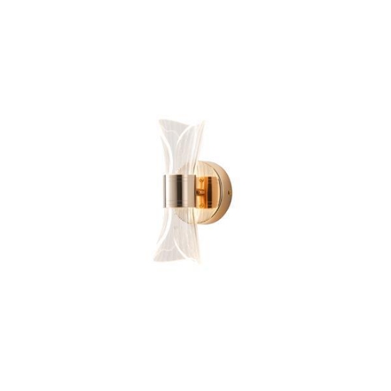 Imagine Aplica LED din acril 8W 720Lm 3000K 105X225mm Rose Gold Arte Illumina TELA