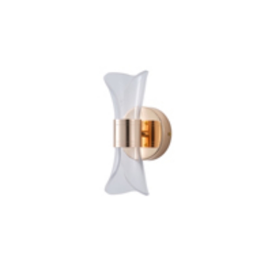 Imagine Aplica LED acrilic 8W 720Lm 3000K 105X225mm Dots Rose Gold Arte Illumina TELA