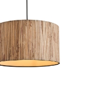 Imagine Lampa suspendată Pampas cu un singur corp de iluminat 1XE27 Max 15W Ø250X1260mm Cremă Arte Illumina AENON