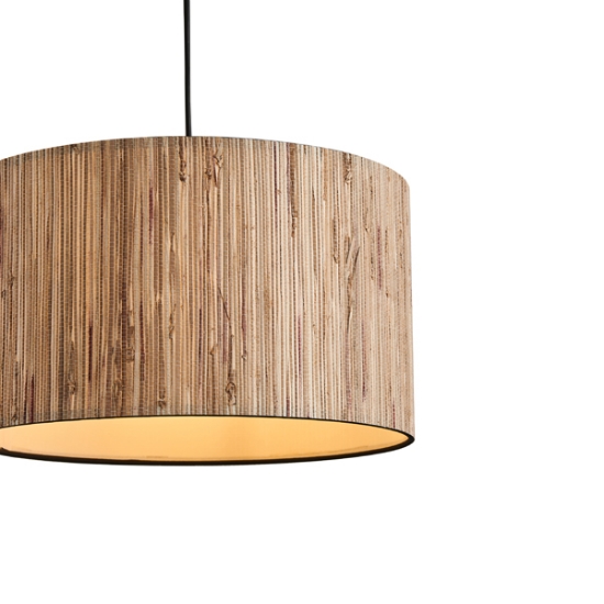 Imagine Lampa suspendată Pampas cu un singur corp de iluminat 1XE27 Max 15W Ø250X1260mm Cremă Arte Illumina AENON