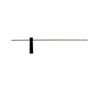 Imagine Lumină de perete din aluminiu-metal-acril LED 12W 840Lm 3000K 1000X200X40mm negru Arte Illumina Clio