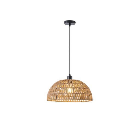 Imagine Lampa suspendată Brezza 1XE27 Max 15W Ø390X1270mm Culoare maro