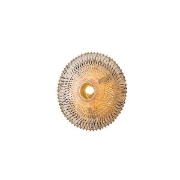 Imagine Aplica de perete VAMVOV 1XE27 MAX 15W Ø400X140mm Maro-Negru ARTE ILLUMINA CYCLONE