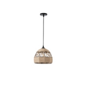 Imagine Lampa suspendată rope-metal unică HELIOS 15W 250X1290mm negru-khaki