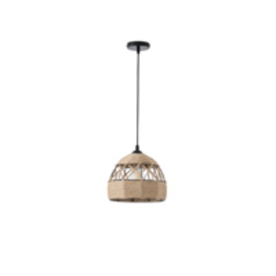 Imagine Lampa suspendată rope-metal unică HELIOS 15W 250X1290mm negru-khaki