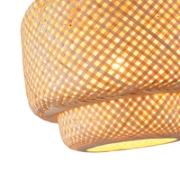 Imagine Lampa suspendată din bambus cu un singur corp 1xE27 max 15W Ø420x1510mm crem Arte Illumina Aura