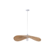 Imagine Lampa suspendată din bambus cu un singur bec 1xE27 max 15W Ø700x1400mm crem Arte Illumina Oasis