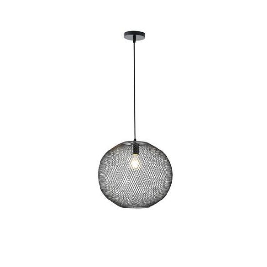 Imagine Lumină suspendată metalică 1xE27 max 15W 250x1280mm neagră Arte Illumina MESH