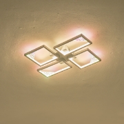 Imagine Lumină de plafon LED din aluminiu 36W 1400Lm 3000K 448X578mm neagră Arte Illumina Square