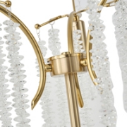 Imagine Lampă de birou metal-sticlă 3XE14 Max 8W Ø500X482mm Aur Transparent Arte Illumina Dynasty