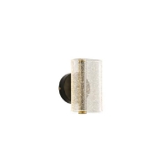 Imagine Aplica de perete LED acrilic 8W 720Lm 3000K 105X175mm model zăpadă negru Arte Illumina Sparky
