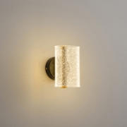 Imagine Aplica de perete LED acrilic 8W 720Lm 3000K 105X175mm model zăpadă negru Arte Illumina Sparky
