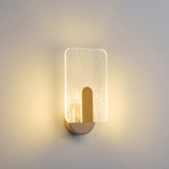 Imagine Aplica de perete LED acrilic 8W 720Lm 3000K 150X60X275mm aurie Arte Illumina Volet