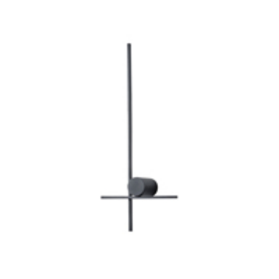 Imagine Lumină de perete metal-acrilic LED 12W 840Lm 3000K 600X260X60mm "Right" Negru Arte Illumina Clio
