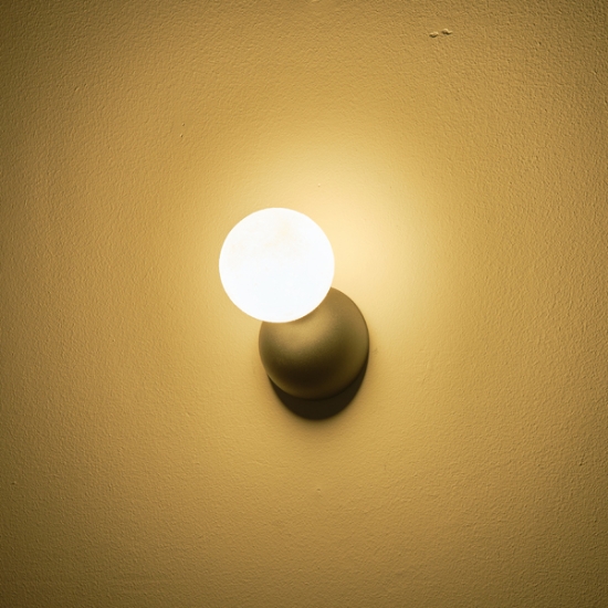 Imagine Aplica de perete metal-plastic 1xG9 max 7W 100x170x120mm neagră Arte Illumina Terpsi