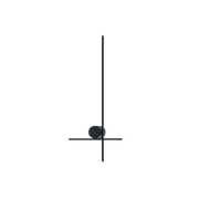 Imagine Aplica metal-acrilică LED 12W 840Lm 3000K 600X260X60mm "Stânga" Neagră Arte Illumina Clio