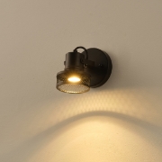 Imagine Spot de tavan Net Metal 1XGU10 Max 5W 165X100X152mm Negru Arte Illumina Solun