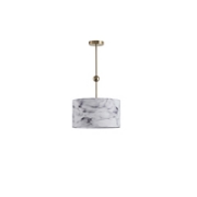 Imagine Lustră metal-fabrică 3 lumini 3XE14 max 8W Ø380x690mm bronz
