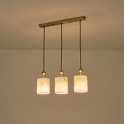 Imagine Lustră metal-fabrică 3 lumini 3XE14 max 8W 570X130X1000mm bronz
