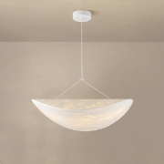 Imagine Lampa suspendată Tyvek LED 15W 675Lm 3000K 600mm alb Arte Illumina NEFI