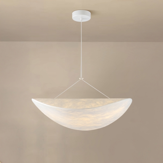 Imagine Lampa suspendată Tyvek LED 15W 675Lm 3000K 600mm alb Arte Illumina NEFI